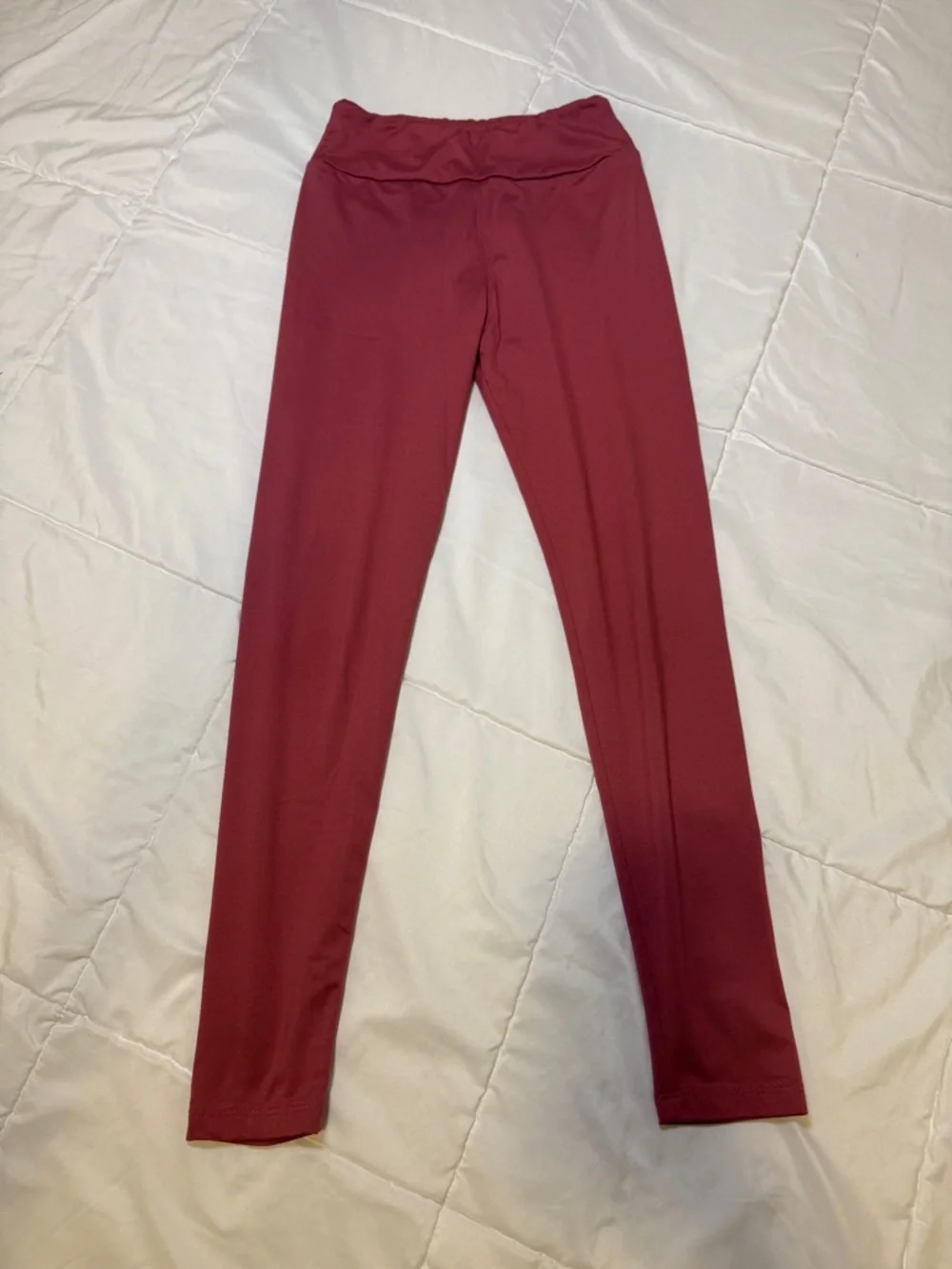 LuLaRoe Girls Buttery Soft Solid Leggings Size Tween Pink